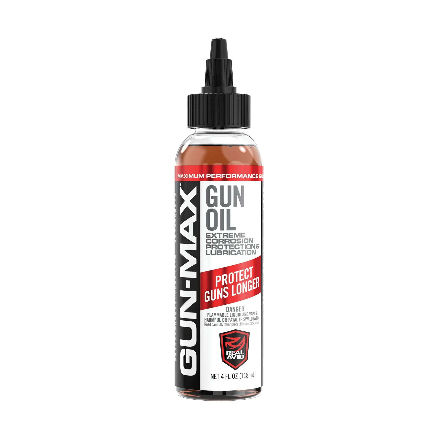 Real-Avid Gun-Max Gun Oil – 4 oz Bottle